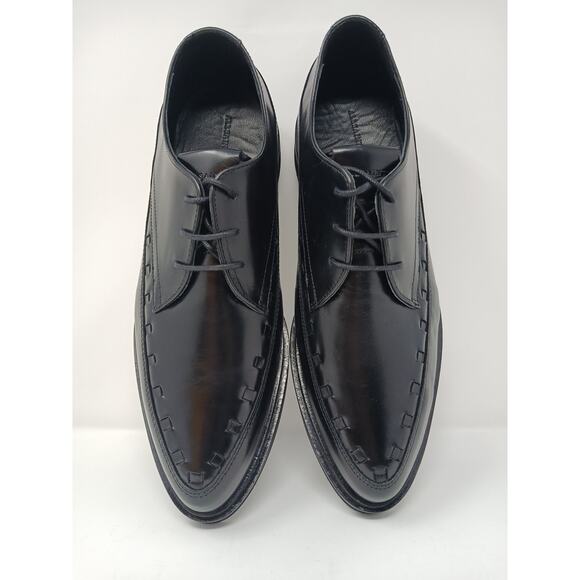 ALLSAINTS Derby Oxford Platform Lace Men\'s Size 46 EU /US 13 Leather Shoes New main image 2
